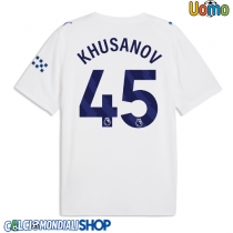 Maglie da calcio Manchester City Abdukodir Khusanov #45 Terza Maglia 2026-27 Manica Corta